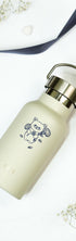 Water Bottle / Thermos – Bear Design – Beige 350ml Stainless Steel