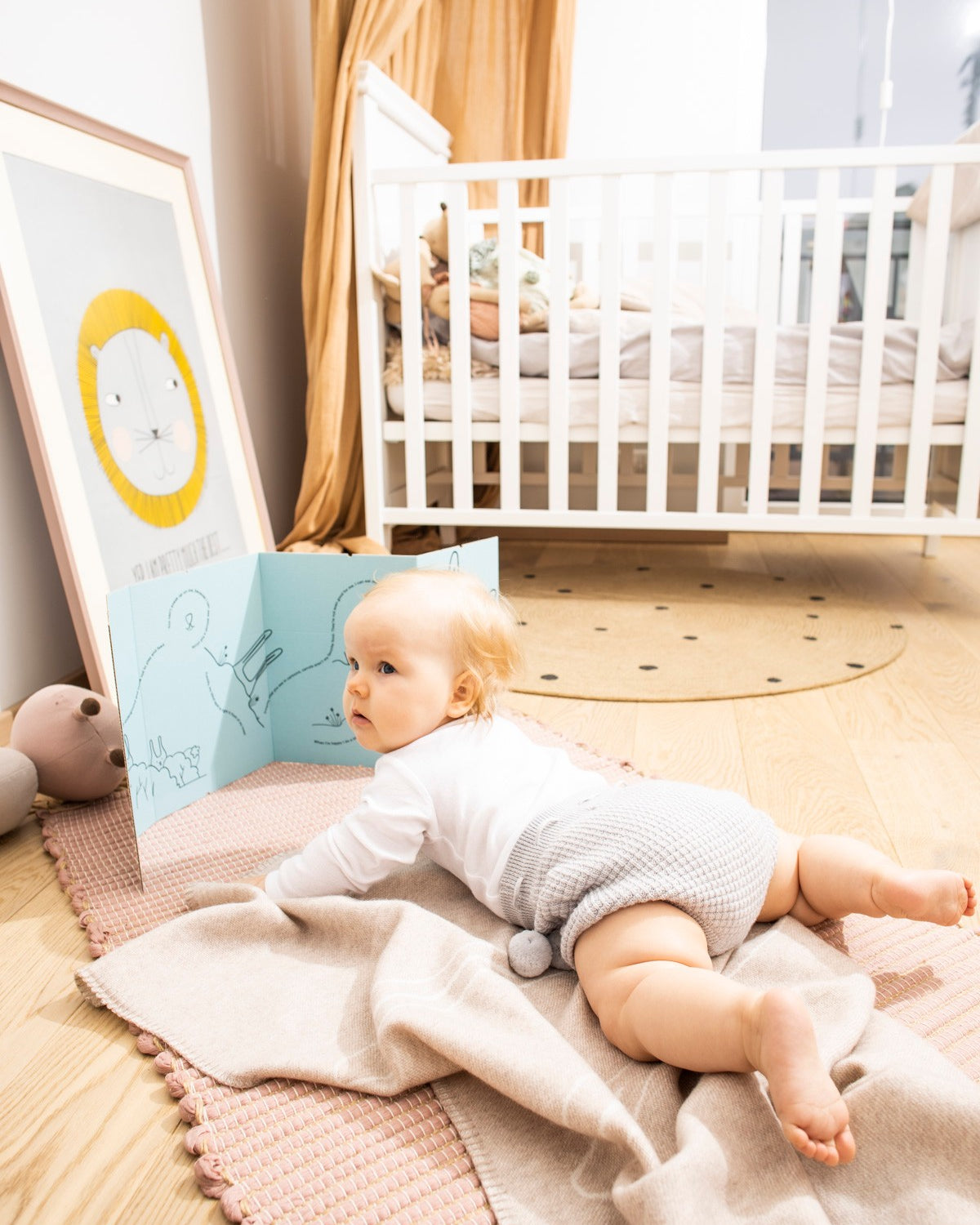 Merino baby blanket - Rabbit