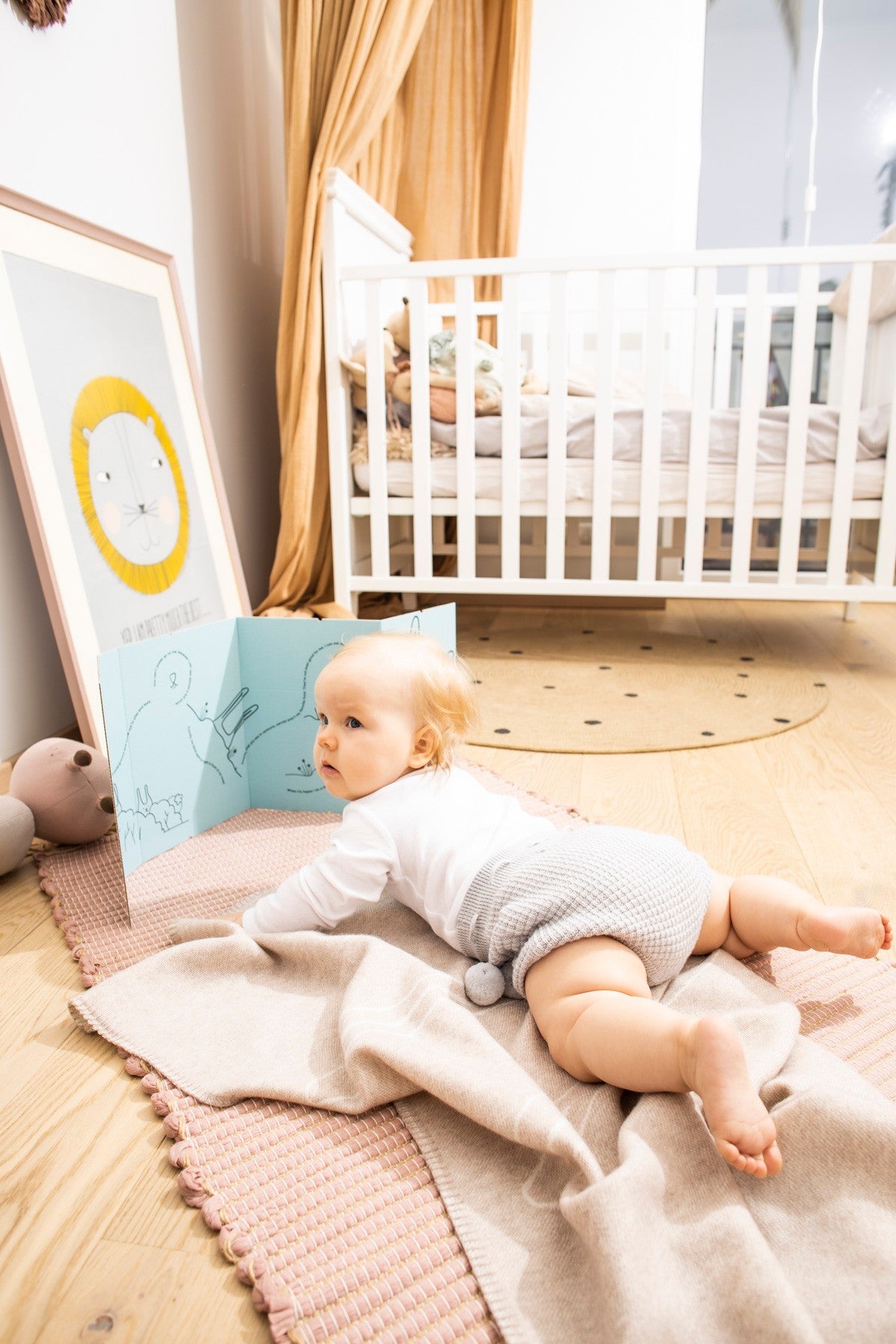 Merino baby blanket - Rabbit