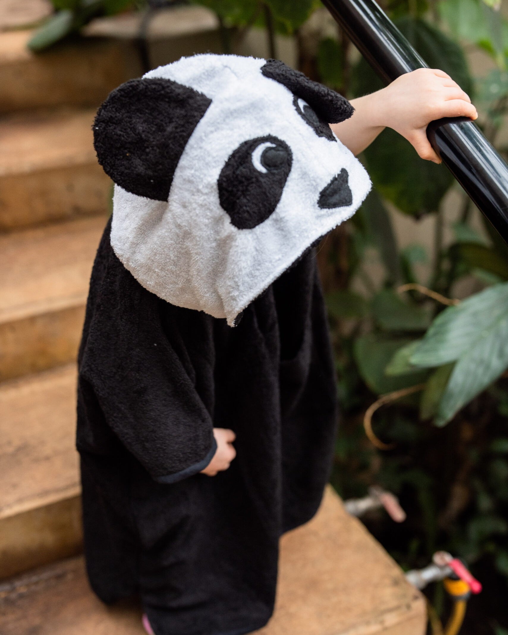 Short-Sleeve Poncho PANDA - For TODDLERS (Size 82/86-116)