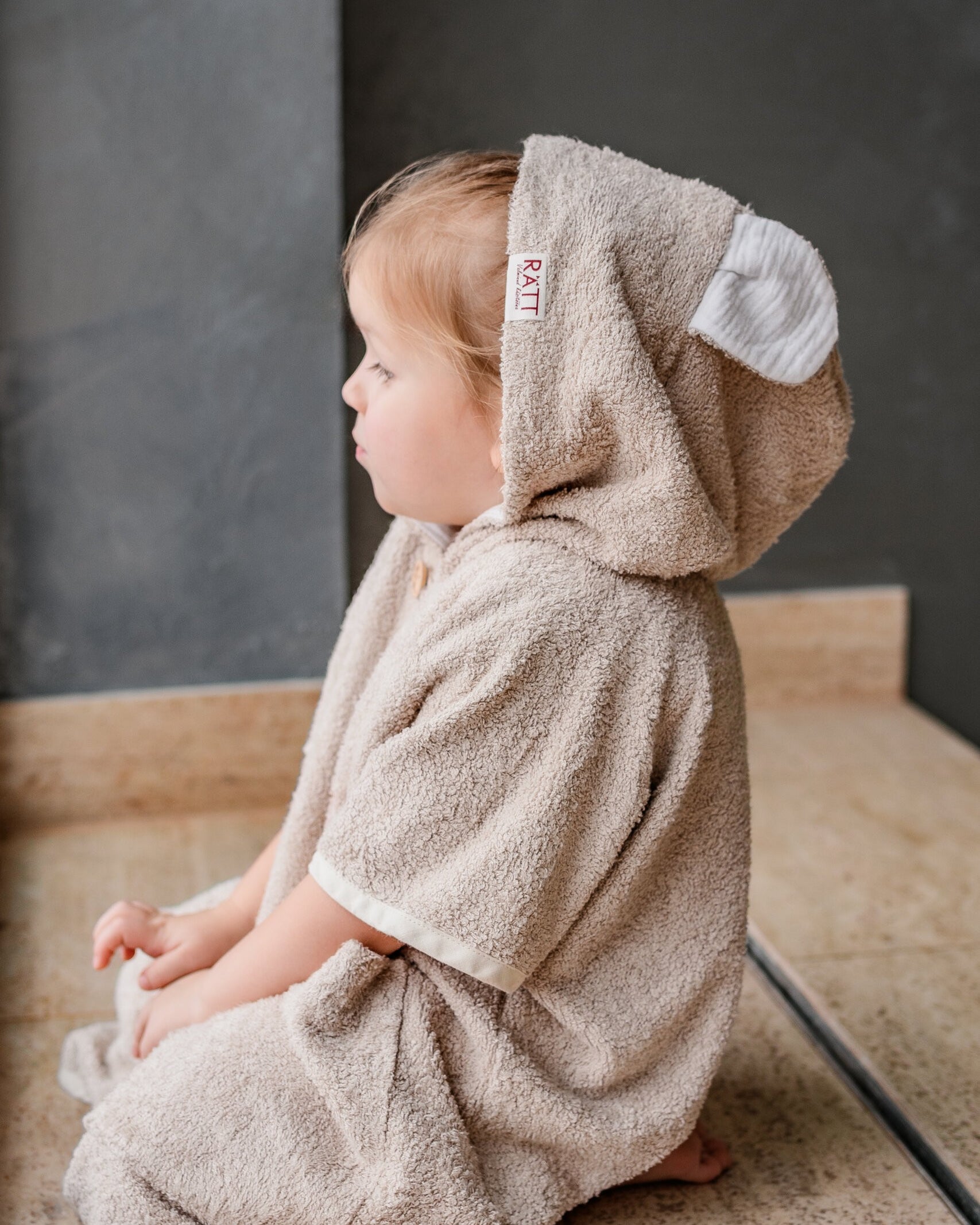 Short-Sleeve Poncho TEDDY - For TODDLERS (Size 82/86-116)