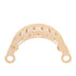 Snug Rocker for Kids - Natural With Pink Pillow