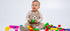 Soft Blocks Set With Wheels - 14 pcs