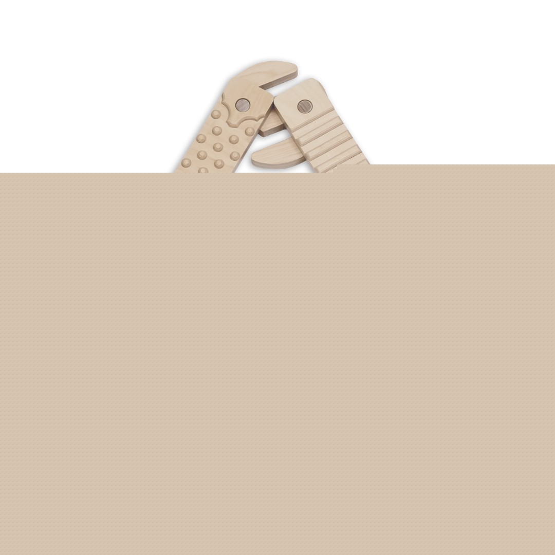 TipiToo® Small Balance Beam 3 Piece Set - Jute Rope