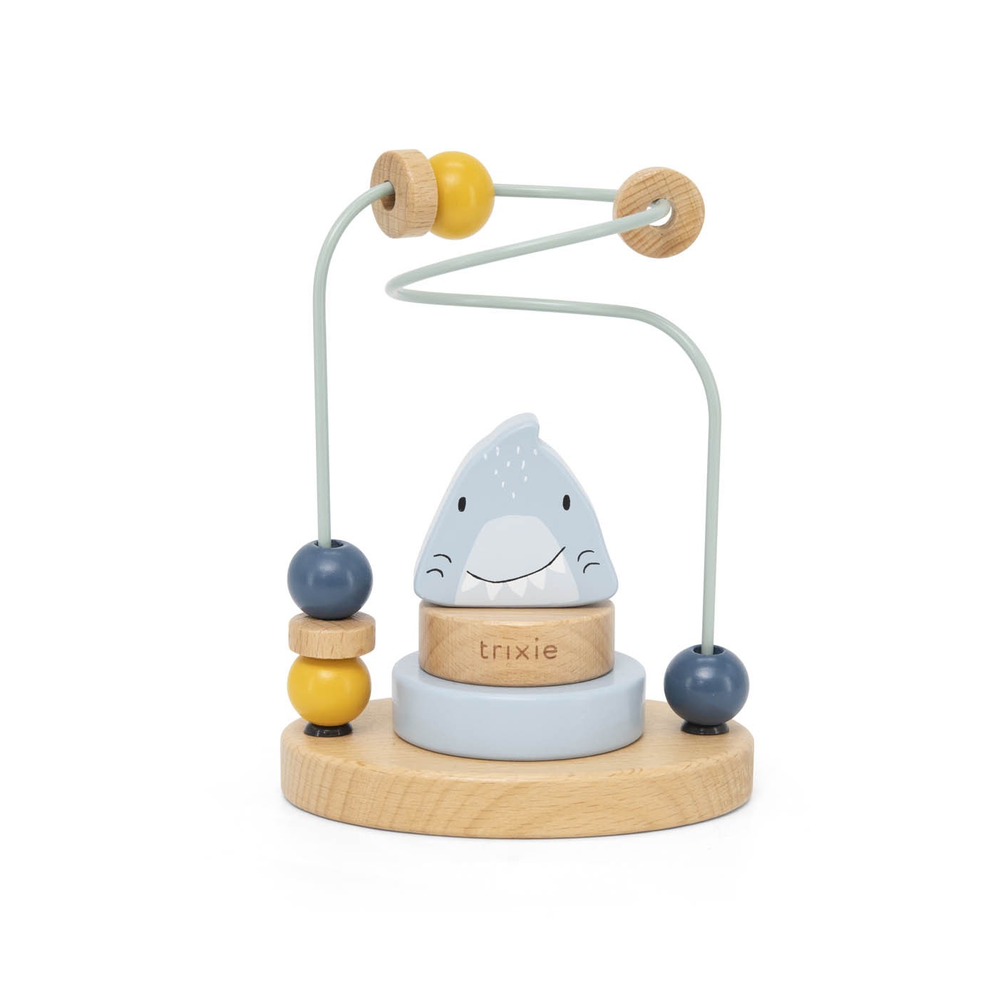 Wooden beads maze - Mr. Shark