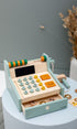 Wooden Store Cash Register with Accessories