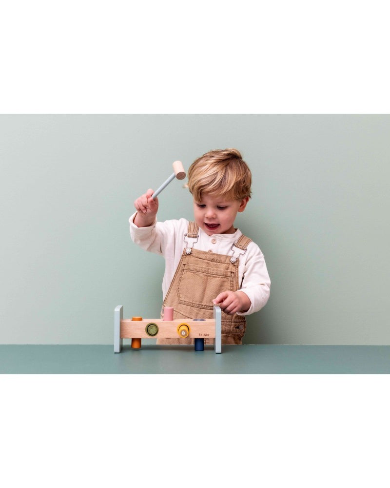 Wooden Hammer Bench - Trixie Baby Animals