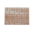Wooden Montessori Number Board
