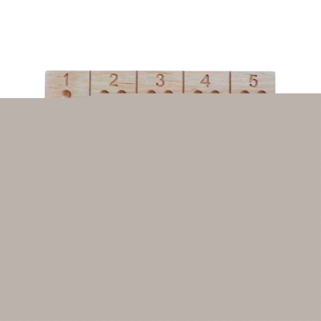 Wooden Montessori Number Board