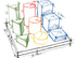 Wooden Shape Sorting Blocks - Colors XL