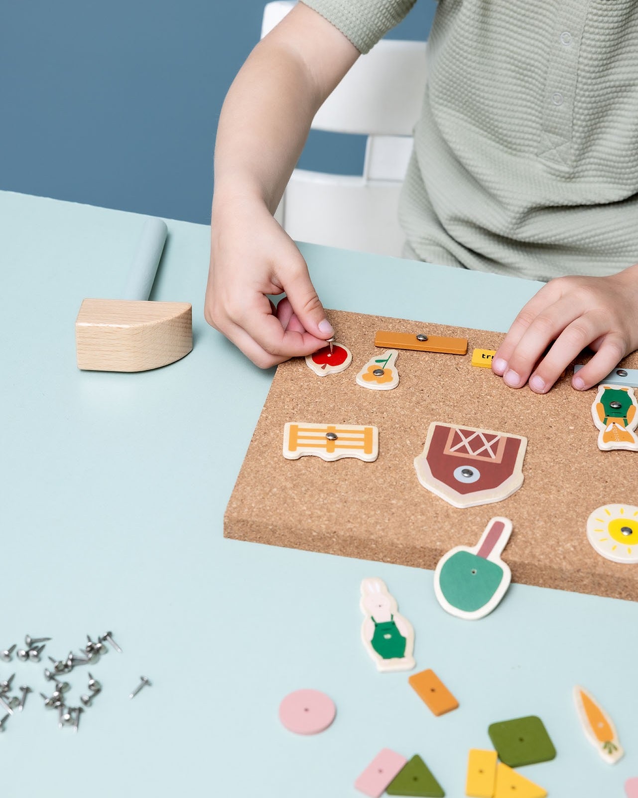 Wooden Tap Tap Game - Farm